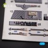KELIK K72162 L-29 Delfin - interior 3D decals for AMK kit 1/72